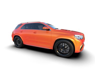 turuncu lüks cip. ön görünüm.