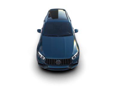 modern mavi lüks araba