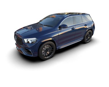 modern lüks araba siyah arka planda