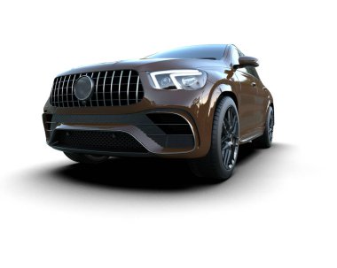 modern araba arka planda