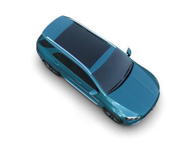 Mavi Modern spor araba