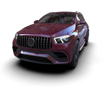 Lüks modern araba. 3 Boyutlu Hazırlama