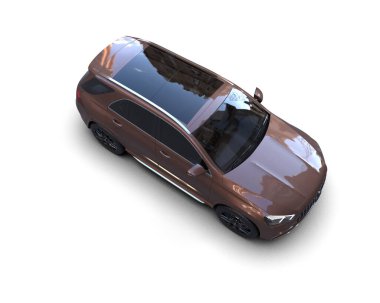 araba beyazda izole edildi