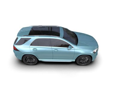 Stüdyo ortamında daha az genel bir konsept arabanın 3 boyutlu çizimi