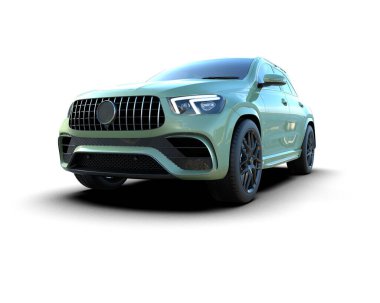 modern yeşil lüks araba