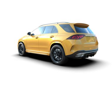 SUV Araç 3D Görüntü.