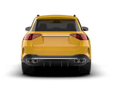 Arkaplanda modern şehir çaprazlaması - 3D görüntüleme