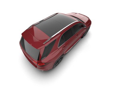 Daha az genel bir konsept arabanın 3 boyutlu çizimi