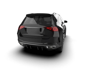 modern siyah araba - arka plan