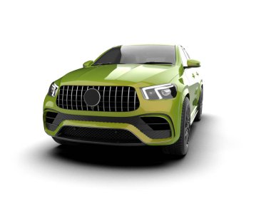 yeşil modern araba - Sedan