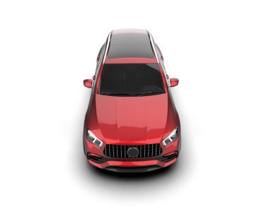 Gerçekçi bir araba. Sedan 3d illüstrasyon