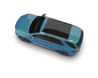 mavi arkaplandaki araba, vektör illüstrasyonu