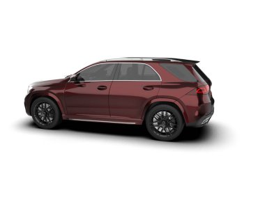 modern SUV arabası - ön görünüm