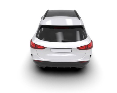 beyaz modern araba - arka plan