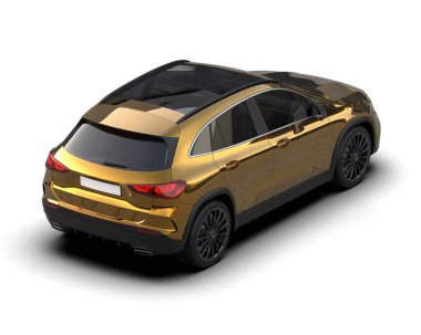 Arka planda modern şehir arabası