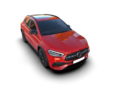 Daha az genel bir konsept arabanın 3 boyutlu çizimi