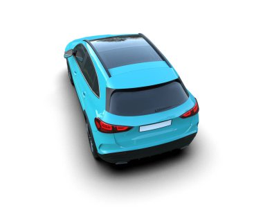 araba beyazda izole edildi