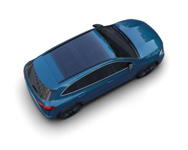 Beyaz arkaplandaki araba