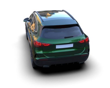 modern araba arka planda