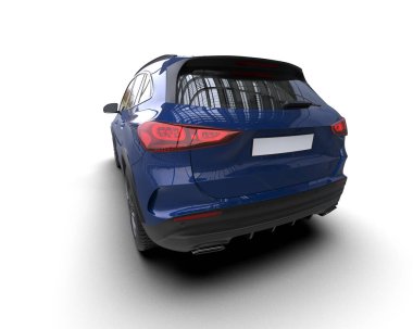 3 boyutlu bir araba.