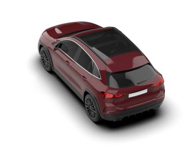 araba beyazda izole edildi