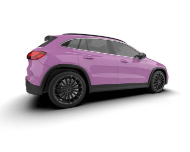 pembe modern spor araba