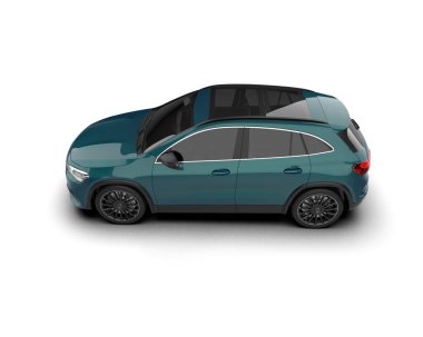 gerçekçi modern araba. 3d oluşturma.