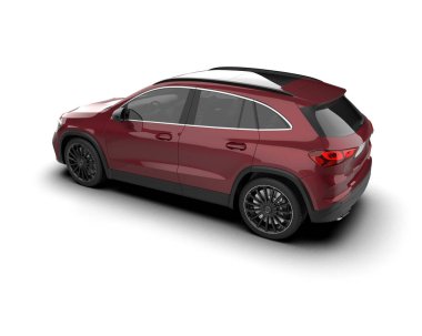 Modern bir arabanın 3 boyutlu tasarımı daha az jenerik bir konsept araba