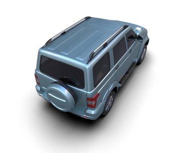 Bir markanın 3 boyutlu görüntülemesi - daha az genel SUV