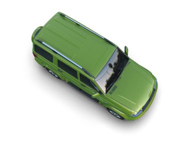 Beyaz arkaplandaki araba.