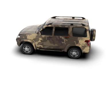 Araba ortada - yaşlı araba