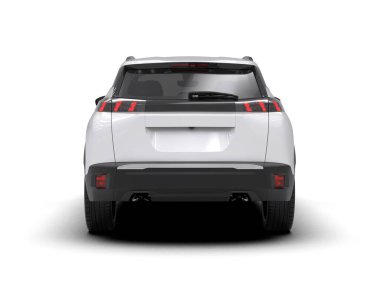 siyah SUV - modern kentsel görünüm - kenar