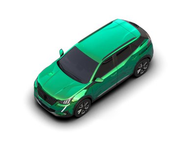 3 boyutlu bir araba.