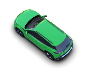 beyaz arkaplandaki araba.