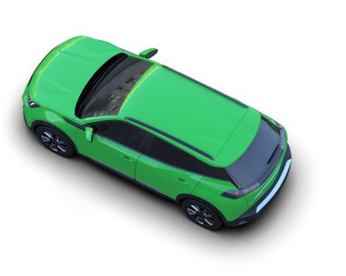 yeşil spor araba - arka plan