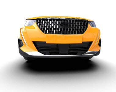 araba modern konsept. 3d oluşturma.