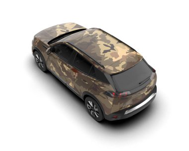 beyaz arkaplandaki araba