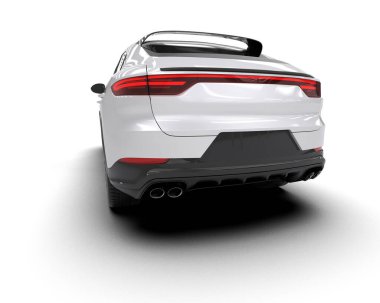 Bir SUV 'un 3 boyutlu görüntüsü.