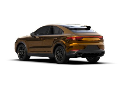 modern araba arka görünümü