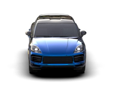 Beyaz arka planda bir araba. yüksek kaliteli fotoğraf