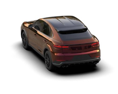 siyah lüks spor araba - arka manzara