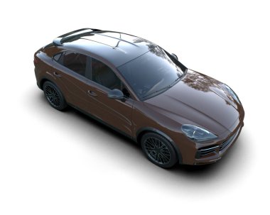 Bir arabanın 3 cg görüntüsü