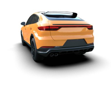 Modern spor araba - arka görünüm