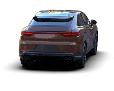 Daha az genel bir konsept arabanın 3 boyutlu çizimi