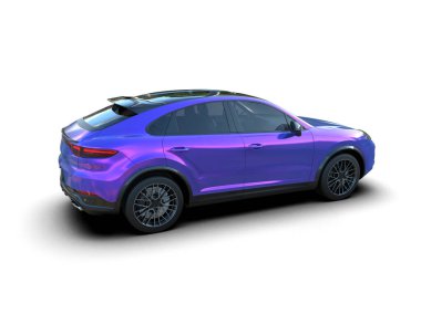 3 boyutlu bir SUV marka aracın üç boyutlu resmi.