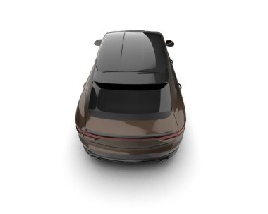 Beyaz arkaplandaki araba