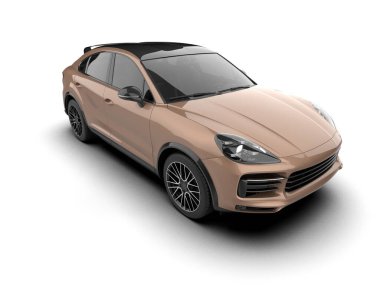 Modern bir arabanın tasviri