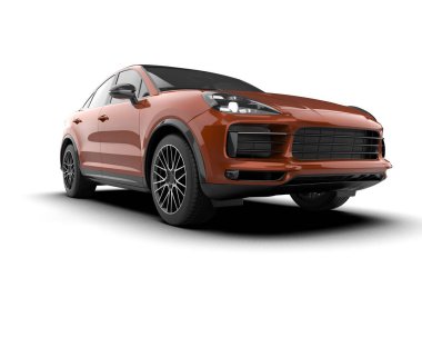 Modern SUV arabası - 3D görüntüleme