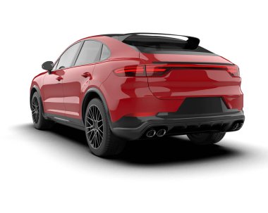 modern araba arka görünümü