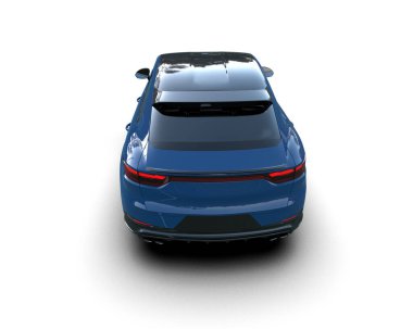 Modern spor araba - 3D render